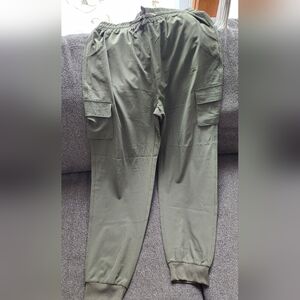 Olive green pants